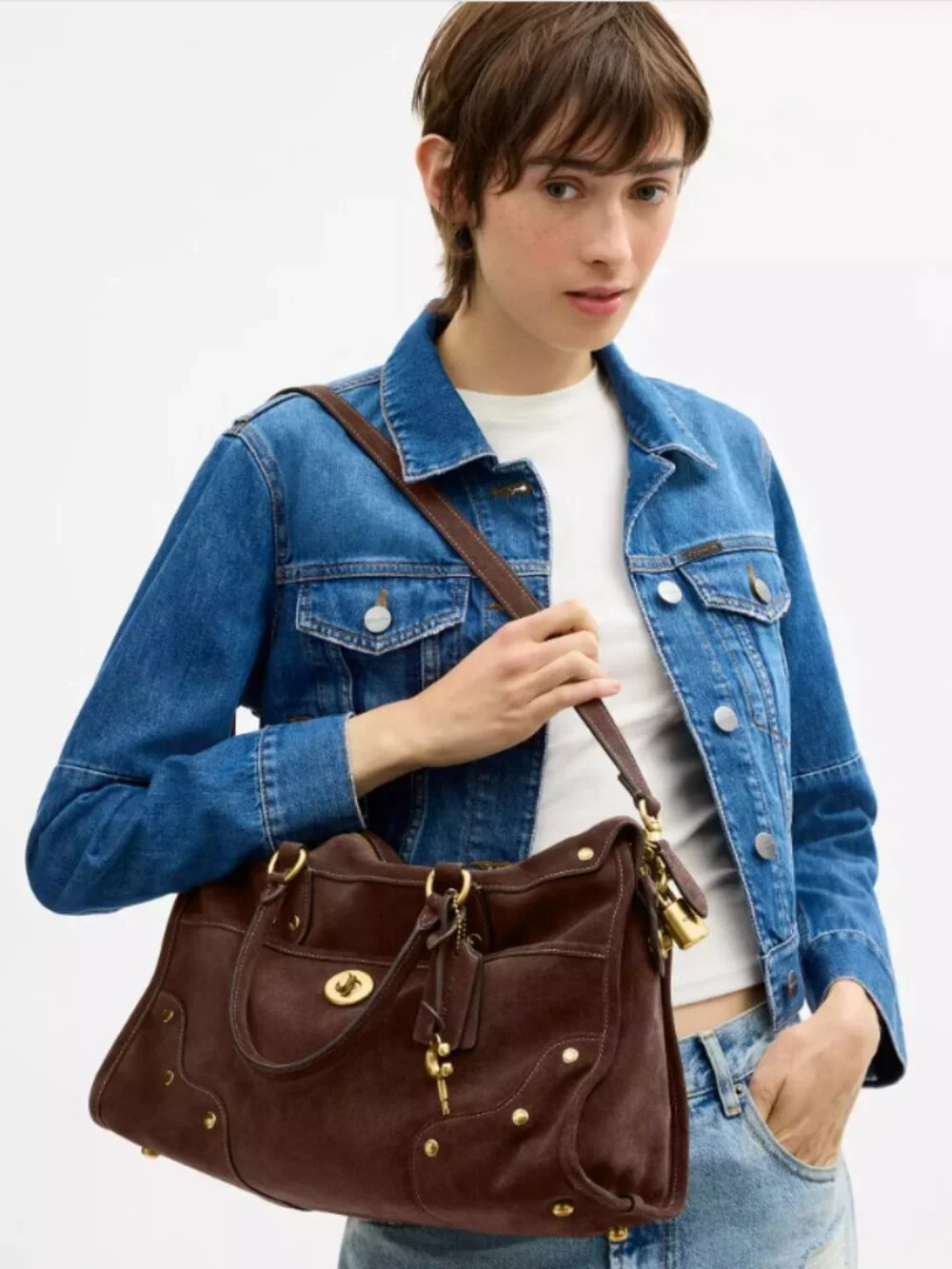COACH Rhyder Satchel Bag 38 NEW - Picture 5 of 10